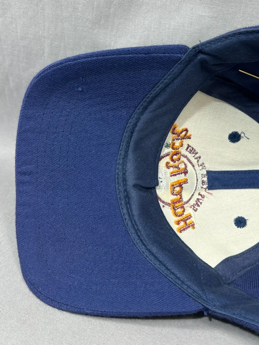 Hard Rock Cafe Orlando Florida Snapback Guitar Hat Pin Adjustable Colorblock Cap